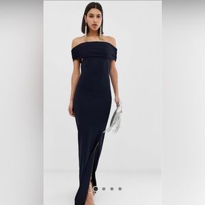 AX Paris Bardot Maxi with Side Split
